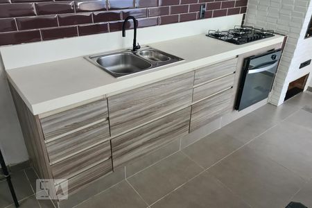 Casa de condomínio para alugar com 142m², 3 quartos e 2 vagasDetalhe Espaço Gourmet