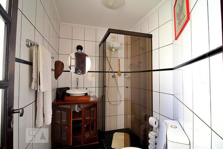 Banheiro da Suíte de apartamento à venda com 2 quartos, 97m² em Vila Gilda, Santo André