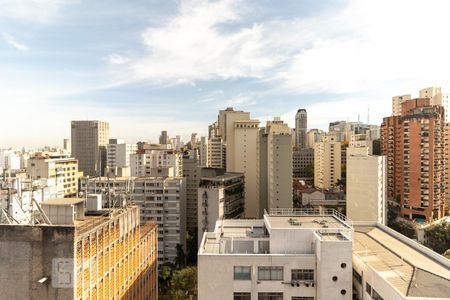 Vista da varanda de apartamento para alugar com 1 quarto, 56m² em Jardim Paulista, São Paulo