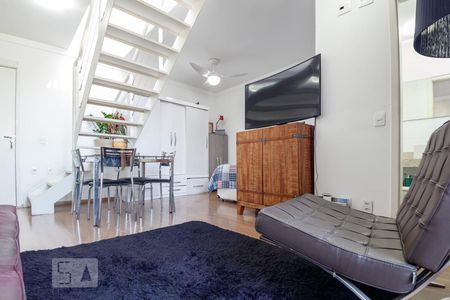 Sala de apartamento à venda com 1 quarto, 80m² em Vila do Encontro, São Paulo