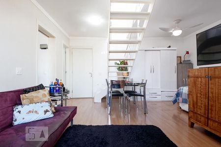 Sala de apartamento à venda com 1 quarto, 80m² em Vila do Encontro, São Paulo