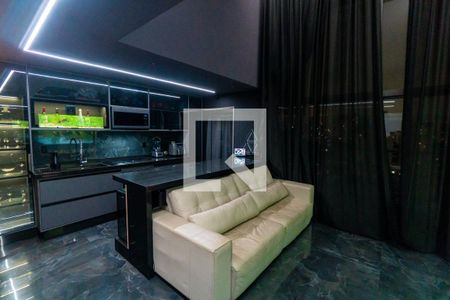 Sala/Cozinha de apartamento à venda com 1 quarto, 100m² em Vila Clementino, São Paulo