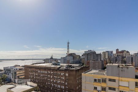 Vista da Sala de apartamento à venda com 1 quarto, 34m² em Centro Histórico, Porto Alegre