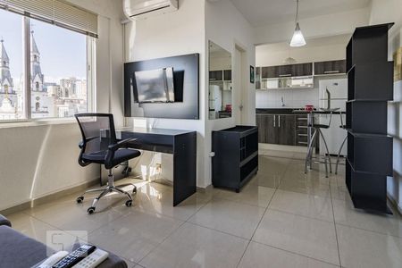 Sala de apartamento à venda com 1 quarto, 34m² em Centro Histórico, Porto Alegre