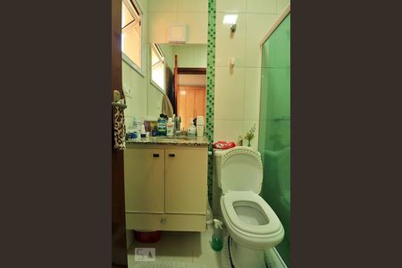 Banheiro da Suíte de apartamento à venda com 3 quartos, 152m² em Vila Curuca, Santo André