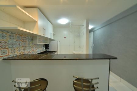 Cozinha de apartamento para alugar com 1 quarto, 27m² em Asa Norte, Brasília