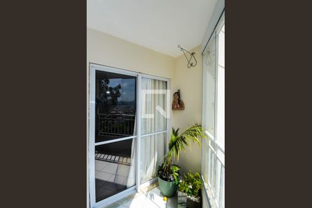 Varanda da Sala de apartamento à venda com 2 quartos, 60m² em Vila Antonieta, Guarulhos