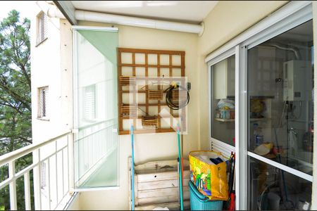 Varanda da Sala de apartamento à venda com 2 quartos, 60m² em Vila Antonieta, Guarulhos