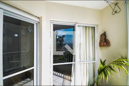 Varanda da Sala de apartamento à venda com 2 quartos, 60m² em Vila Antonieta, Guarulhos