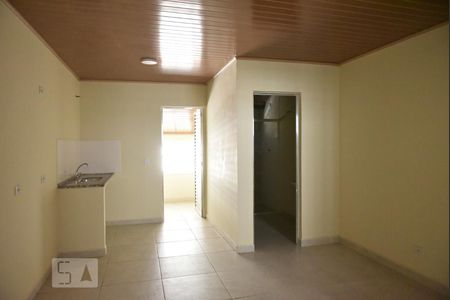 Sala e cozinha de kitnet/studio para alugar com 1 quarto, 30m² em Vila Invernada, São Paulo