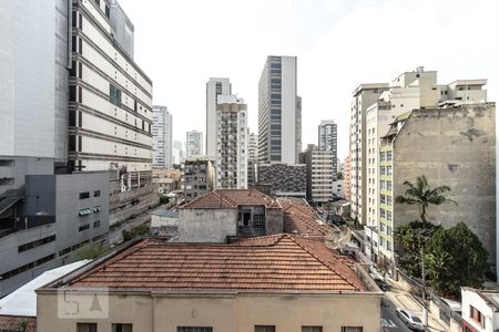 Vista do quarto de apartamento para alugar com 1 quarto, 45m² em Bela Vista, São Paulo