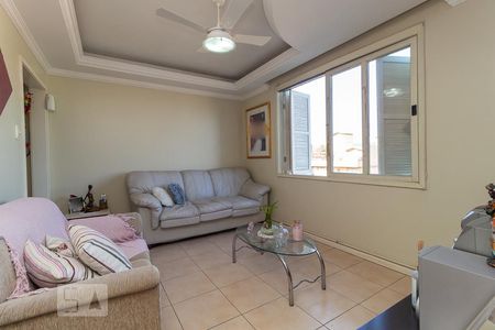 Sala de apartamento à venda com 3 quartos, 86m² em Cristal, Porto Alegre