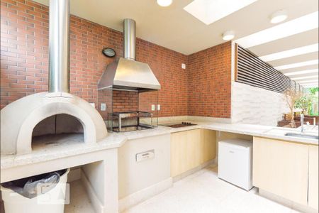 Studio para alugar com 36m², 1 quarto e 1 vagaChurrasqueira