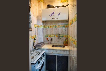 Cozinha de apartamento para alugar com 1 quarto, 30m² em Copacabana, Rio de Janeiro