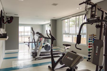 Área comum - Academia de apartamento à venda com 2 quartos, 45m² em Campestre, Santo André