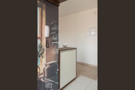 Cozinha de apartamento à venda com 2 quartos, 45m² em Campestre, Santo André