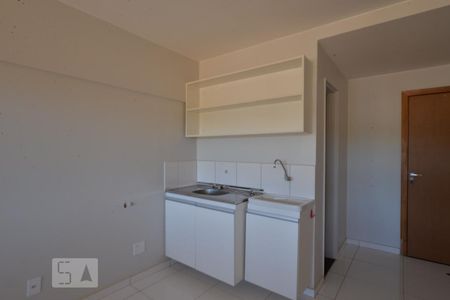 Cozinha de apartamento para alugar com 1 quarto, 22m² em Asa Norte, Brasília