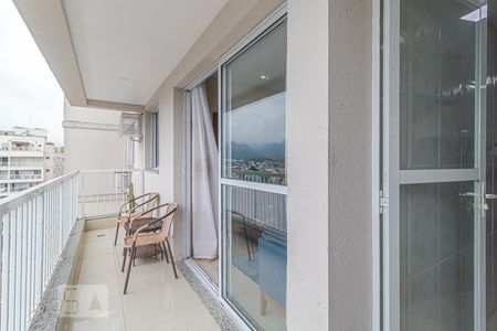 Varanda da Sala de apartamento para alugar com 3 quartos, 138m² em Taquara, Rio de Janeiro