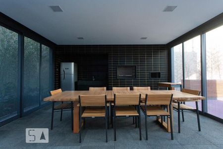 Studio para alugar com 24m², 1 quarto e sem vagaChurrasqueira