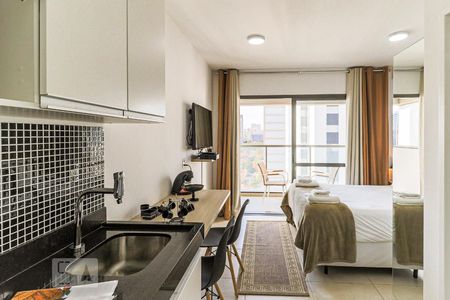 Studio para alugar com 26m², 1 quarto e 1 vaga Studio para alugar com 26m², 1 quarto e 1 vagaCozinha