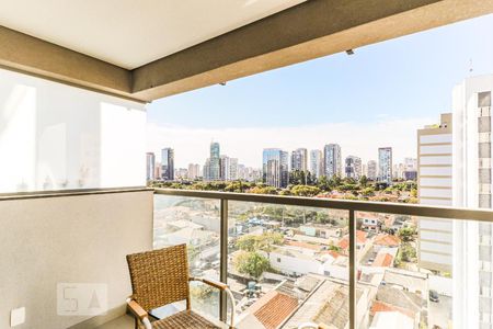 Studio para alugar com 26m², 1 quarto e 1 vaga Studio para alugar com 26m², 1 quarto e 1 vagaVaranda