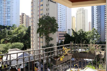 Varanda da Sala de apartamento à venda com 3 quartos, 99m² em Vila Andrade, São Paulo