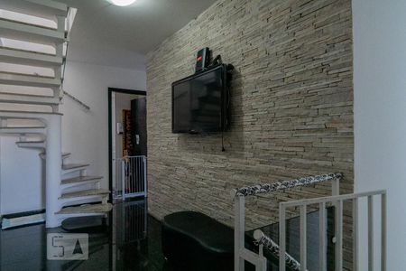 Sala 2 de casa de condomínio à venda com 3 quartos, 165m² em Vila Homero Thon, Santo André