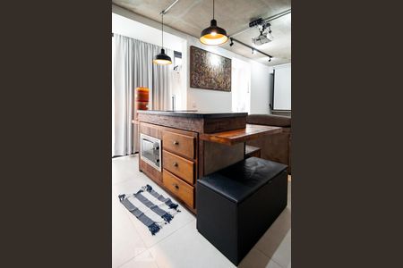 Sala / Cozinha de apartamento à venda com 1 quarto, 60m² em Jardim Novo Santo Amaro, São Paulo