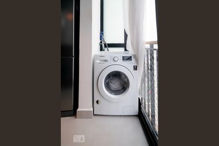 Varanda / Área de Serviço de apartamento à venda com 1 quarto, 60m² em Jardim Novo Santo Amaro, São Paulo