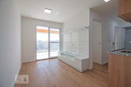 Sala Integrada com a Cozinha de apartamento para alugar com 2 quartos, 53m² em Santo Amaro, São Paulo