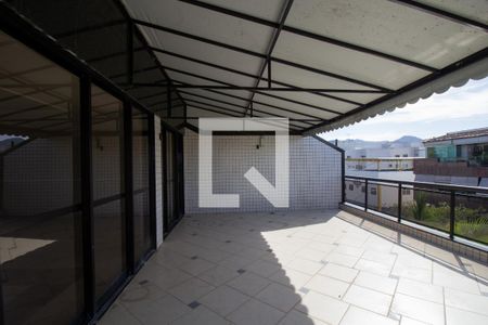 Varanda da Sala de apartamento à venda com 4 quartos, 360m² em Recreio dos Bandeirantes, Rio de Janeiro
