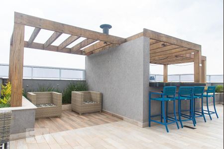 Studio para alugar com 35m², 1 quarto e 1 vagaChurrasqueira