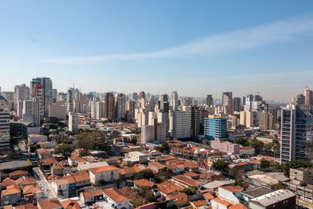 Vista da varanda de apartamento à venda com 1 quarto, 57m² em Pinheiros, São Paulo
