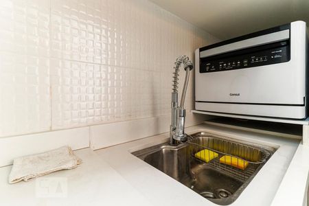 Studio à venda com 24m², 1 quarto e sem vagaCozinha - Pia e Lava-Louças