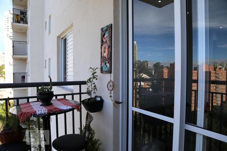 Varanda da Sala de apartamento para alugar com 2 quartos, 56m² em Jardim Parque Morumbi, São Paulo