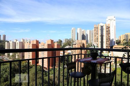 Varanda da Sala de apartamento para alugar com 2 quartos, 56m² em Jardim Parque Morumbi, São Paulo