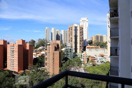 Varanda da Sala de apartamento para alugar com 2 quartos, 56m² em Jardim Parque Morumbi, São Paulo