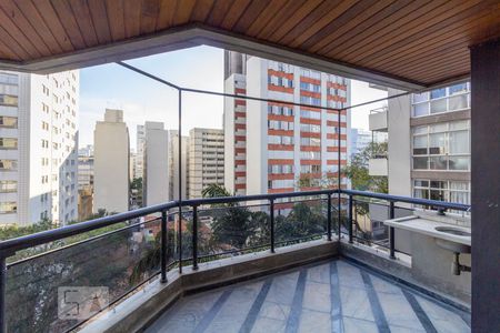 Varanda de apartamento para alugar com 4 quartos, 245m² em Higienópolis, São Paulo