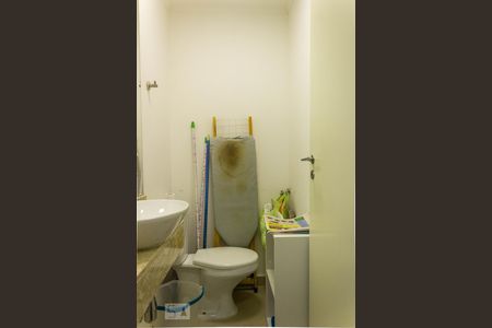 Lavabo de apartamento à venda com 1 quarto, 32m² em Brooklin, São Paulo