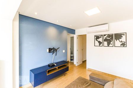 Sala de apartamento para alugar com 2 quartos, 51m² em Chácara Santo Antônio (zona Sul), São Paulo