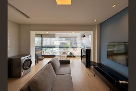 Sala  de apartamento para alugar com 1 quarto, 51m² em Chácara Santo Antônio (zona Sul), São Paulo