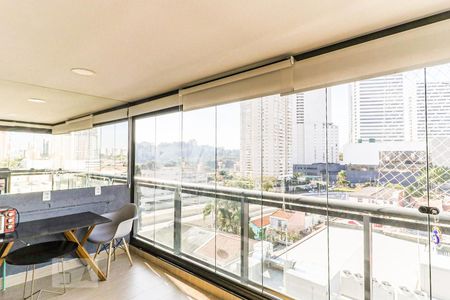 Varanda de apartamento para alugar com 2 quartos, 51m² em Chácara Santo Antônio (zona Sul), São Paulo