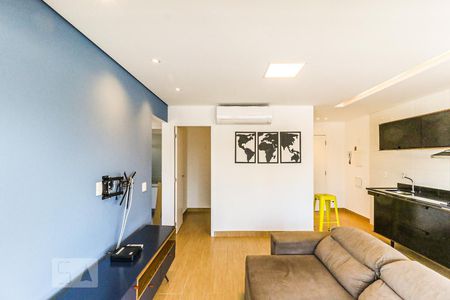 Sala de apartamento para alugar com 2 quartos, 51m² em Chácara Santo Antônio (zona Sul), São Paulo