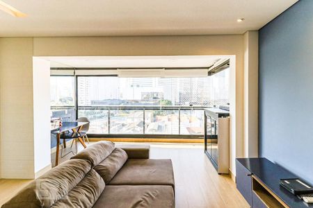 Sala de apartamento para alugar com 2 quartos, 51m² em Chácara Santo Antônio (zona Sul), São Paulo