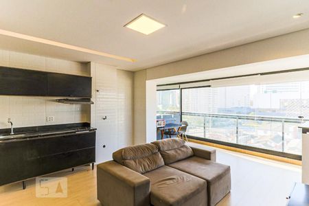 Sala de apartamento para alugar com 2 quartos, 51m² em Chácara Santo Antônio (zona Sul), São Paulo