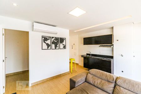 Sala de apartamento para alugar com 2 quartos, 51m² em Chácara Santo Antônio (zona Sul), São Paulo