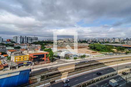 sala vista de apartamento para alugar com 1 quarto, 33m² em Cambuci, São Paulo