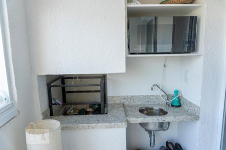 Varanda de apartamento à venda com 2 quartos, 59m² em Campestre, Santo André