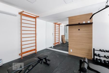 Apartamento para alugar com 45m², 1 quarto e 1 vaga Apartamento para alugar com 45m², 1 quarto e 1 vagaAcademia