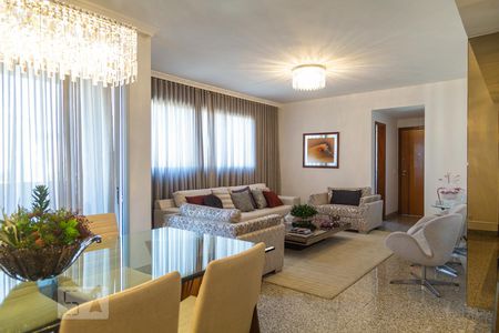 Sala 1 de apartamento para alugar com 4 quartos, 280m² em Funcionários, Belo Horizonte
